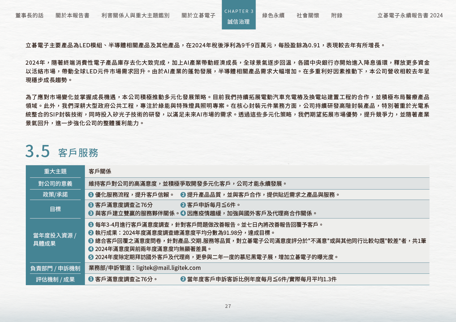 2024立碁電子永續ESG報告